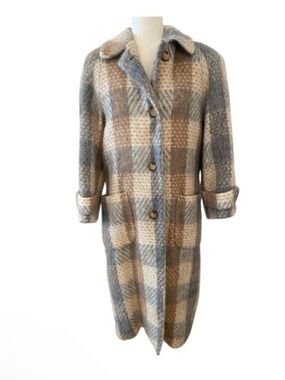 Paul Levy Vintage 80s Mohair Wool Long Coat